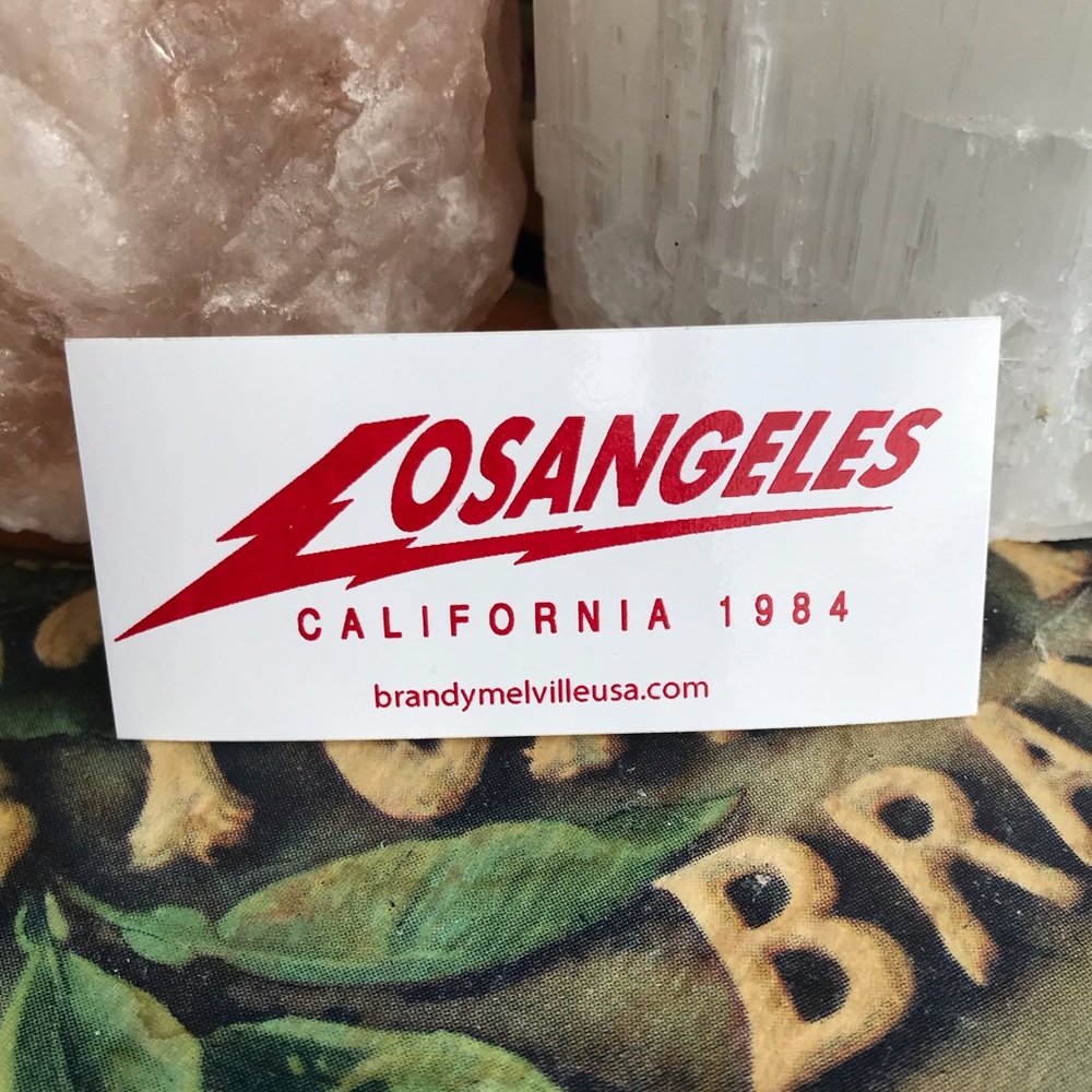 LOS ANGELS BRANDY MELVILLE STICKER